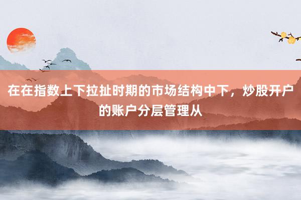 在在指数上下拉扯时期的市场结构中下，炒股开户的账户分层管理从