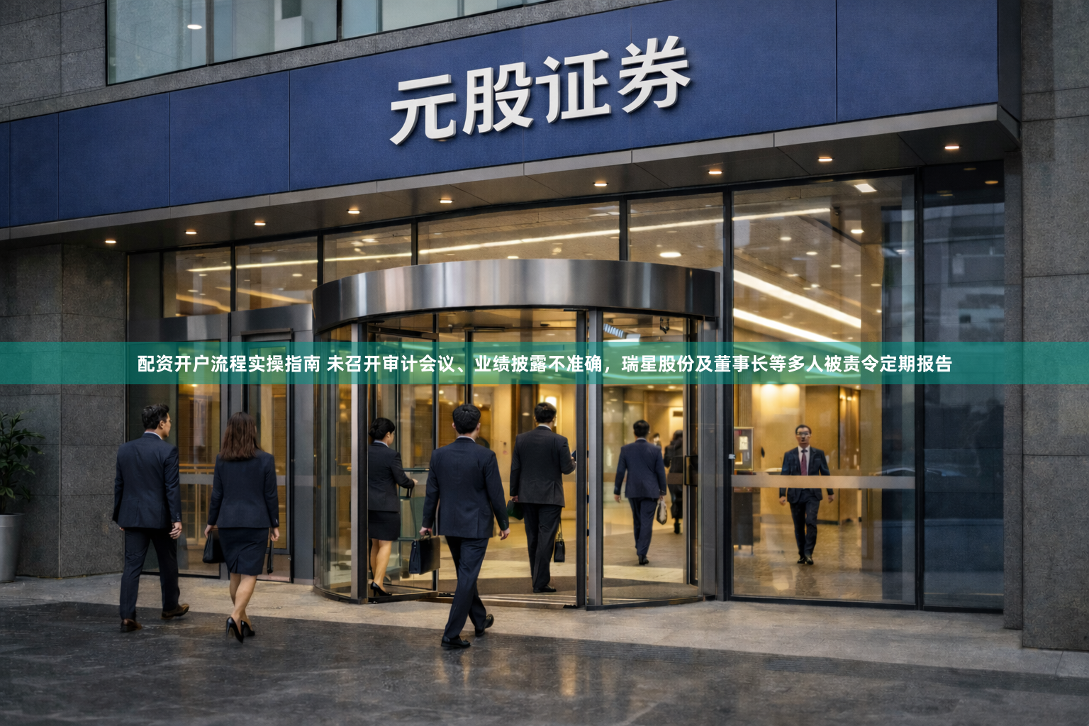 配资开户流程实操指南 未召开审计会议、业绩披露不准确，瑞星股份及董事长等多人被责令定期报告